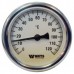Термометр биметаллический F+R801 Ø100-120°С с погружной гильзой 100мм WATTS Ind (10006076)