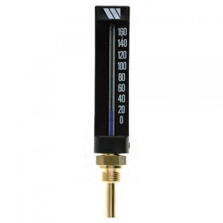 Термометр спиртовой MTG прямой 1/2х160мм 160°С WATTS Ind (10006431)