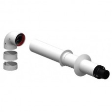 Коаксиальный комплект дымоудаления Ø 60/100 мм, длина 750 мм.